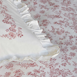 Karaca Home Versay Çift Kişilik Percale Nevresim Takımı Pembe görseli 8