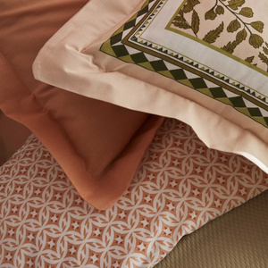 Karaca Home Afzelia Çift Kişilik Percale Nevresim Pike Hediyeli Takım Pudra görseli 8
