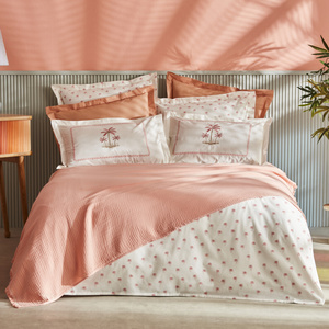 Karaca Home Samira Çift Kişilik Nakışlı Pike Seti Pembe görseli 1