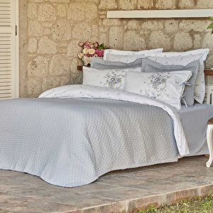 Karaca Home Chole Çift Kişilik Summer Set Mavi  görseli 1