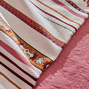 Karaca Home Rebecca Çift Kişilik Summer Set Fuşya  görseli 5