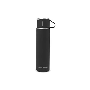 Karaca Thermosteel Nature Bardaklı Çelik Sızdırmaz Termos Siyah 550 ml görseli 7