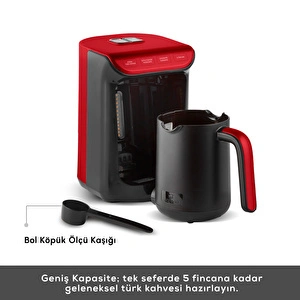 Karaca Hatır Köz Sütlü Türk Kahve Makinesi Imperial Red görseli 3