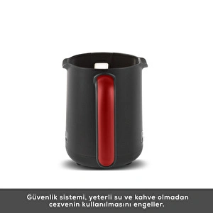 Karaca Hatır Köz Sütlü Türk Kahve Makinesi Imperial Red görseli 6