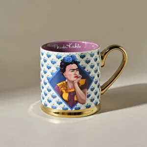 Karaca Frida Kupa 330 Ml Mavi  görseli 1