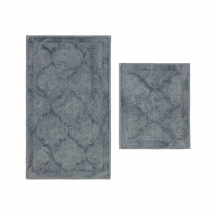 Karaca Home Katy 2 Parça Banyo Paspası Gri görseli 2