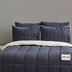 Karaca Home Star Cozy Çift Kişilik Cozyland Comfort Set Lacivert görseli 2