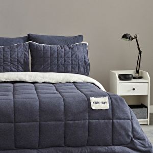 Karaca Home Star Cozy Çift Kişilik Cozyland Comfort Set Lacivert görseli 3
