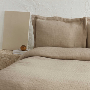 Karaca Home Corner Çift Kişilik Yatak Örtüsü Seti Bej görseli 7