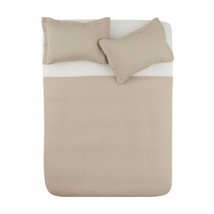 Karaca Home Corner Çift Kişilik Yatak Örtüsü Seti Bej görseli 8