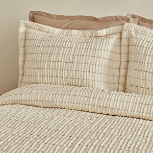 Karaca Home Peitra Çift Kişilik Jakar Comfort Set Bej görseli 4