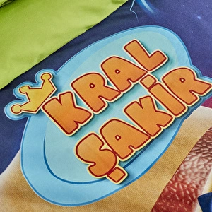 Karaca Home X Kral Şakir Devler Uyandı Tek Kişilik Nevresim Takımı görseli 9