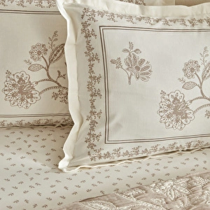 Karaca Home Clay Çift Kişilik Yatak Örtüsü Seti Bej görseli 9