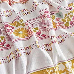 Karaca Home Nido %100 Pamuk Çift Kişilik Nevresim-Pike Hediyeli Takımı Multicolor görseli 7