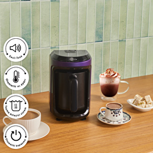 Karaca Hatır Hüps Sütlü Türk Kahve Makinesi Grape Purple görseli 4