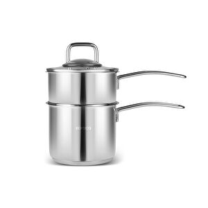 Karaca Fondü İndüksiyon Tabanlı Çelik Tencere Seti 14 Cm