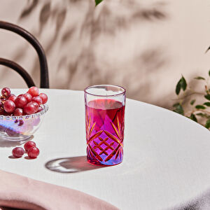 Karaca Melodico Meşrubat Bardağı Kırmızı 375 ml
