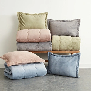 Karaca Home Çift Kişilik Viny Soft Dream Comfort Set Antrasit görseli 13