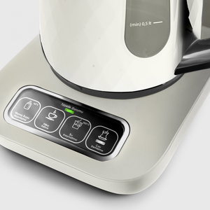 Karaca Çaysever Robotea Pro Quartz 4 in 1 Konuşan Çay Makinesi Creamy görseli 5