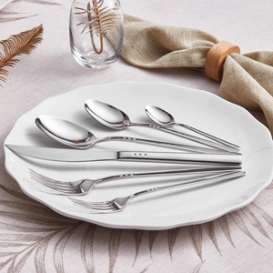Karaca Elegance All Aurora Platin 12 Kişilik 72 Parça Çatal Kaşık Bıçak Takımı Kutulu görseli 5