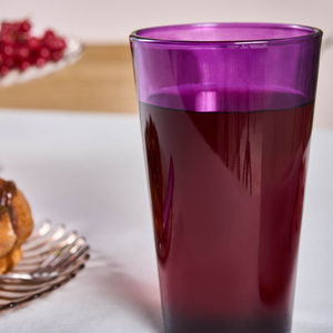 Karaca Varikas Meşrubat Bardağı Mor 475 Ml görseli 2