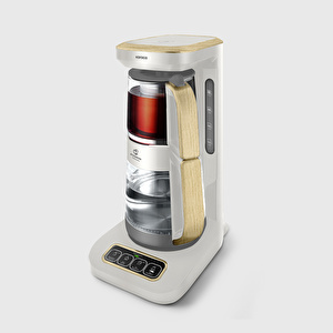Karaca Çaysever Robotea Pro 4 in 1 Cam Çay Makinesi Wood Craft görseli 2