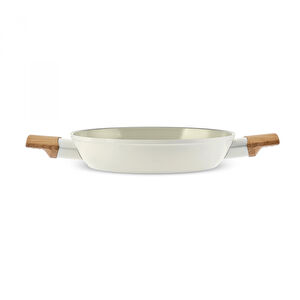 Karaca x Refika Swiss Crystal Almond Cream İndüksiyon Tabanlı 20 cm Sahan