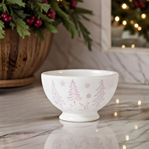 Karaca New Year Yılbaşı Snowy Kase 14 Cm görseli 1