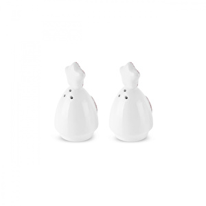 Karaca New Year Yılbaşı Snowy Tuzluk Biberlik 5 Cm Beyaz  görseli 3