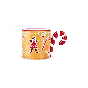 Karaca New Year Yılbaşı Gingerbread Candy Handle Kupa 460 Ml görseli 3