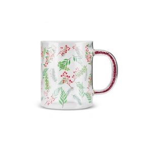 Karaca New Year Yılbaşı Taşlı Kulplu Borosilikat Kupa 400 Ml  görseli 6
