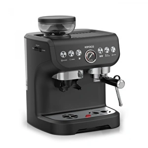 Karaca Coffee Art Barista Kahve Öğütücülü, Süt Köpürtücülü, 15 Bar Basınçlı Espresso, Latte, Cappuccino, Americano Makinesi Matte Black 2L 1450W görseli 2