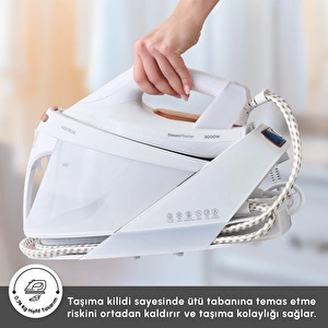 Karaca Vantuz Steammaster Buhar Kazanlı Ütü White Rose görseli 3