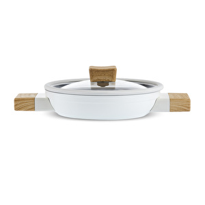Karaca x Refika Swiss Crystal Creamy Wood 6 Parça Sahan Seti görseli 5