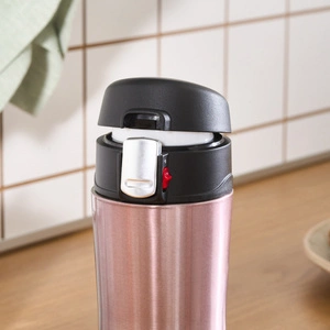 Karaca Pluton Çelik Sızdırmaz Termos Rose Gold 450 ml görseli 9