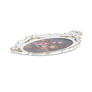 Karaca Barok Oval Tepsi 47 Cm görseli 5