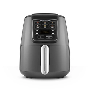 Karaca Air Pro Cook Köz Steel XL Çelik Hazneli Airfryer Space Gray 4L görseli 2