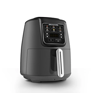 Karaca Air Pro Cook Köz Steel XL Çelik Hazneli Airfryer Space Gray 4L görseli 5