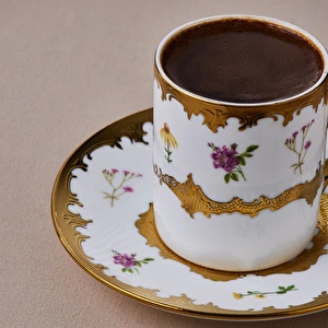 Karaca Bihter 6 Kişilik Kahve Fincan Takımı 90 ml görseli 8