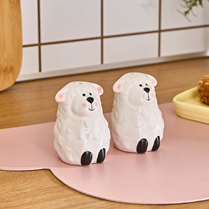 Karaca Sheepy Tuzluk ve Biberlik Beyaz