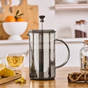 Karaca Alina French Press Gri 600 ml görseli 2