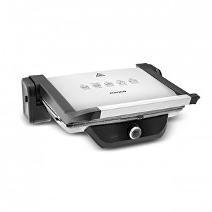 Karaca Gastro Classic 6 Dilim Kapasiteli Izgara ve Tost Makinesi Cool Gray 2000W görseli 3