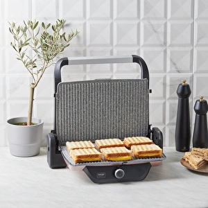 Karaca Gastro Classic Izgara ve Tost Makinesi Rosegold 6 Dilim Kapasiteli görseli 2