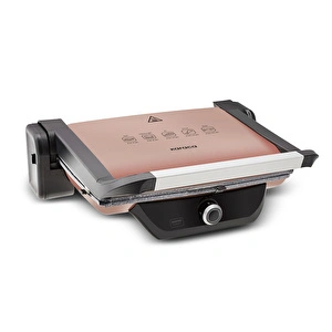 Karaca Gastro Classic Izgara ve Tost Makinesi Rosegold 6 Dilim Kapasiteli görseli 7