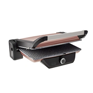 Karaca Gastro Classic Izgara ve Tost Makinesi Rosegold 6 Dilim Kapasiteli görseli 1
