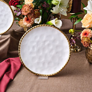 Karaca Goldest Servis Tabağı 25 Cm