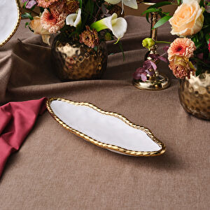 Karaca Goldest Kayık Tabak 35 Cm