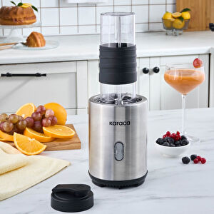 Karaca Smooth and Move Inox 350W Personal Kişisel Smoothie Blender 