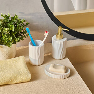 Karaca Dora 3 Parça Banyo Aksesuar Seti