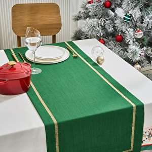 Karaca Home Stella Runner Yeşil 45X145 cm görseli 1